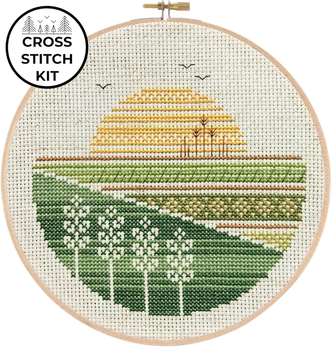 Hiking Trail Cross Stitch Kit – Pigeon Coop