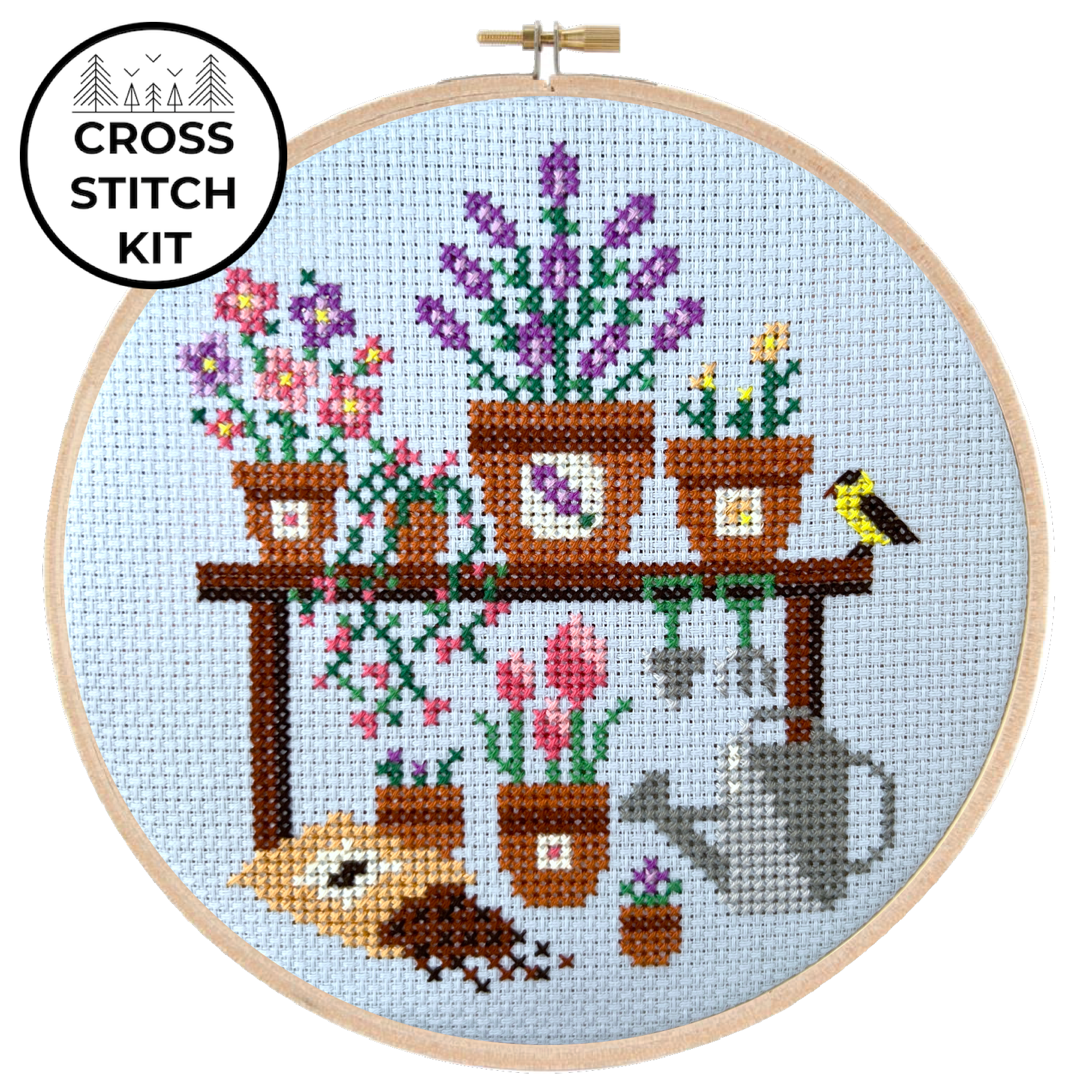 Hiking Trail Cross Stitch Kit – Pigeon Coop